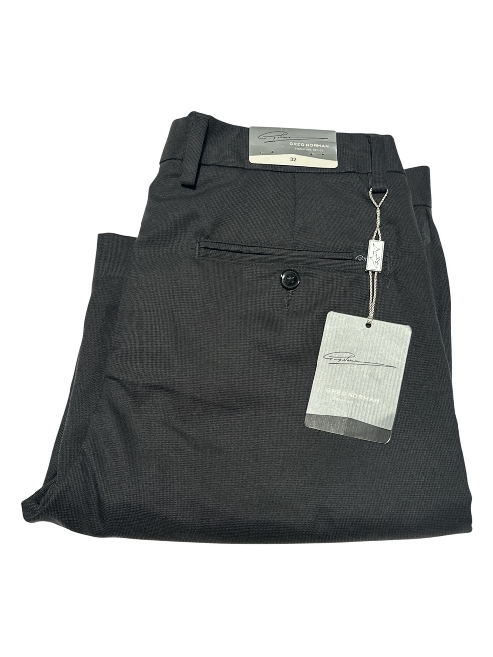 NWT, Greg Norman Collection Men's Black Cargo Shorts